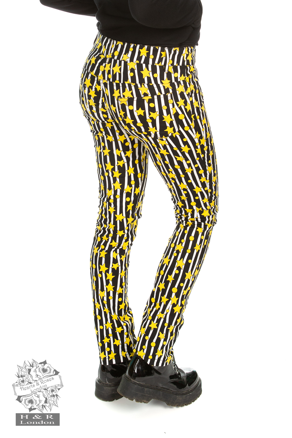 Cassie Yellow Stripe Trousers